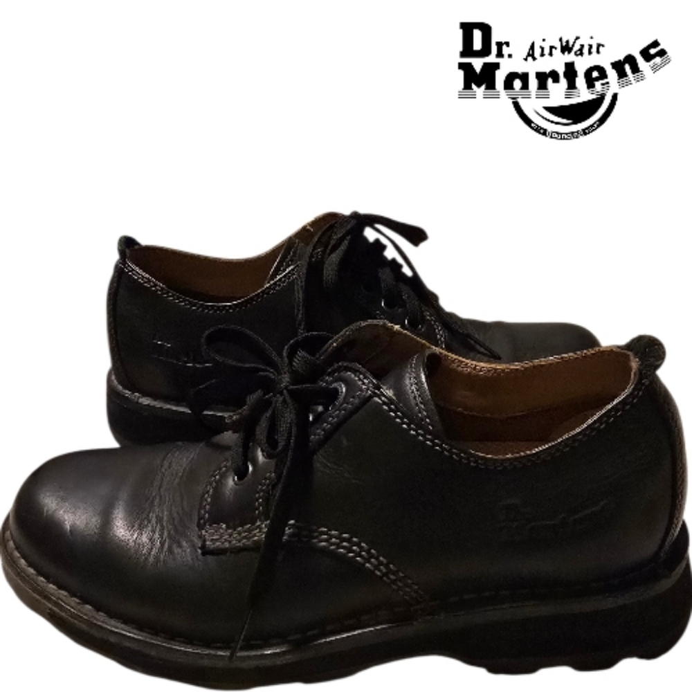 DR. MARTENS Mens Black AW004 Oxford Shoes US Size 9